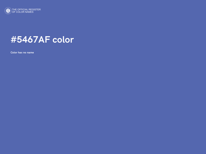 #5467AF color image