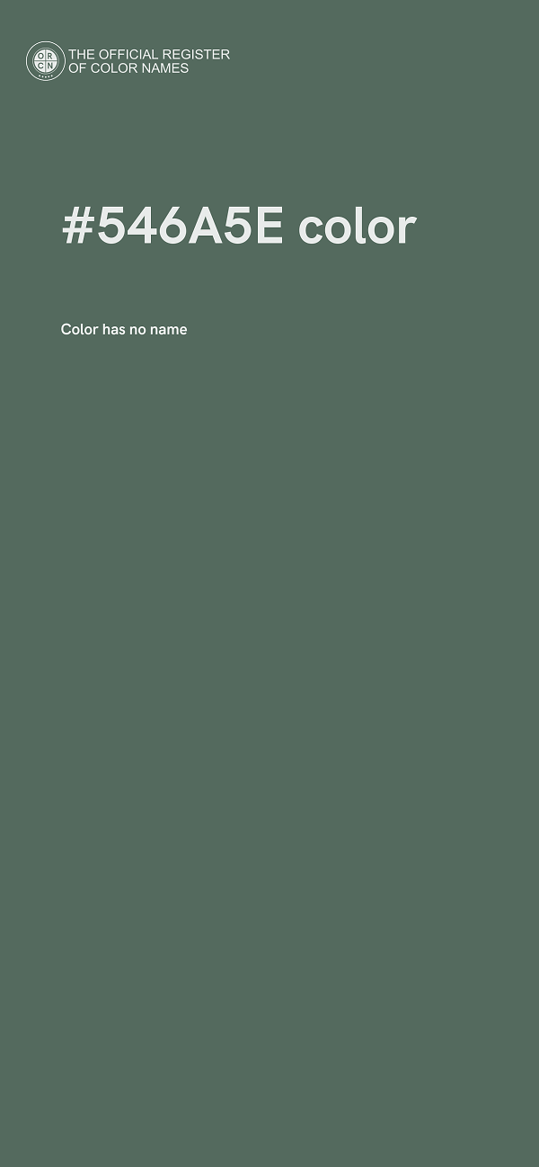 #546A5E color image