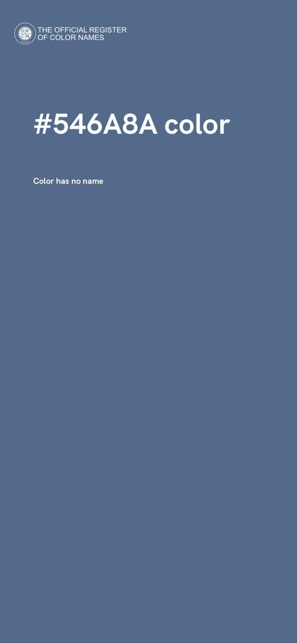 #546A8A color image