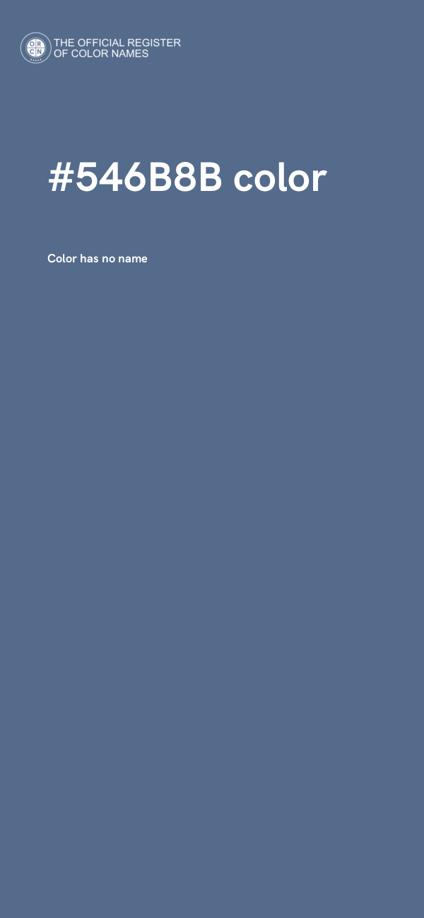 #546B8B color image