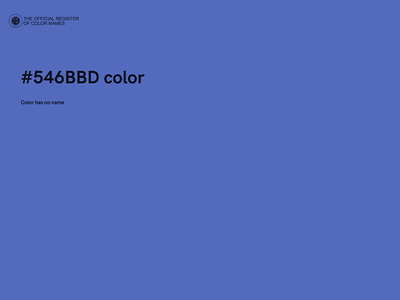 #546BBD color image