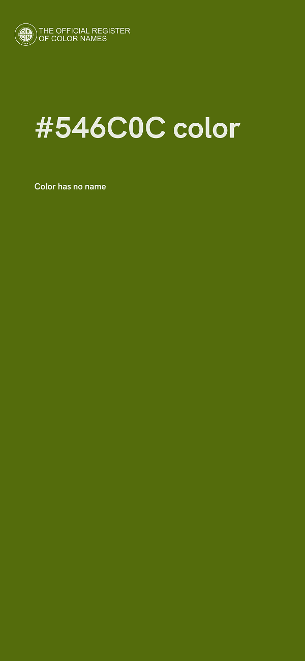 #546C0C color image