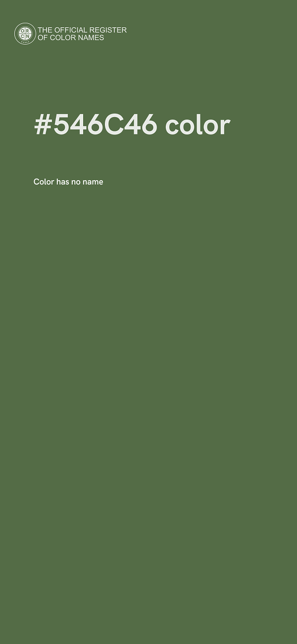 #546C46 color image