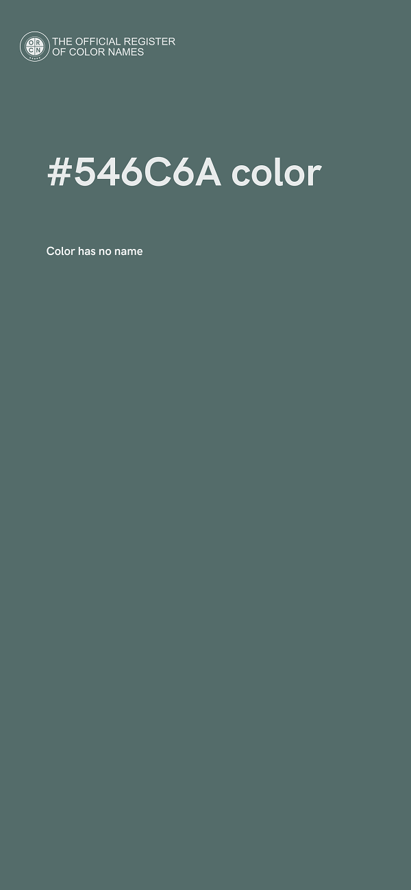 #546C6A color image