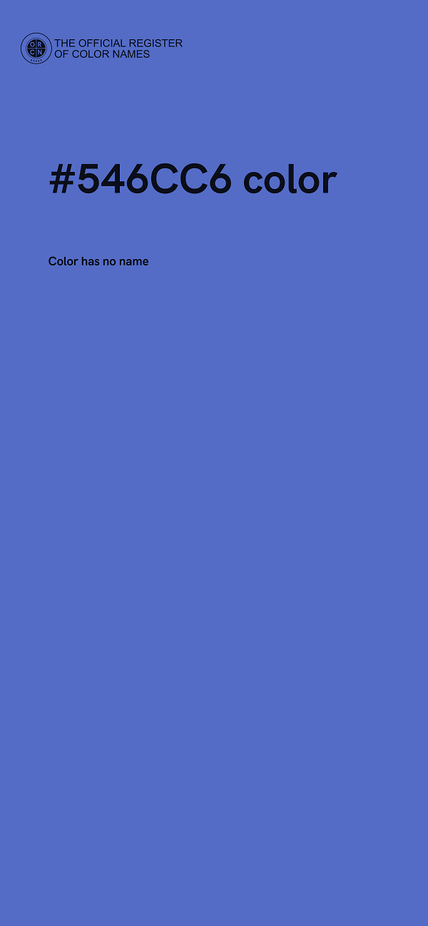 #546CC6 color image