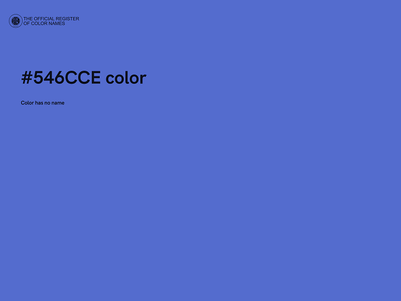 #546CCE color image