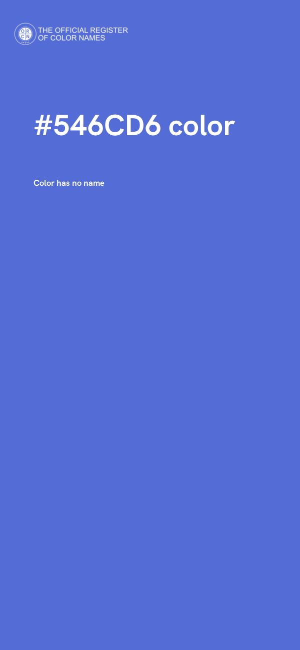 #546CD6 color image