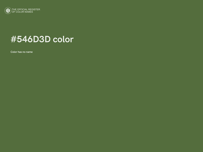 #546D3D color image