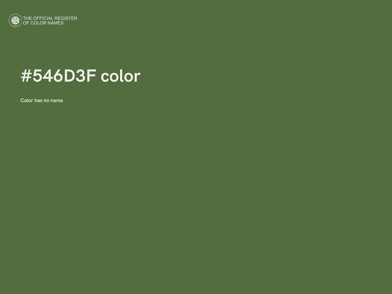 #546D3F color image