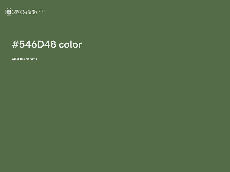 #546D48 color image