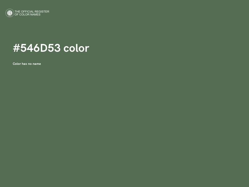 #546D53 color image