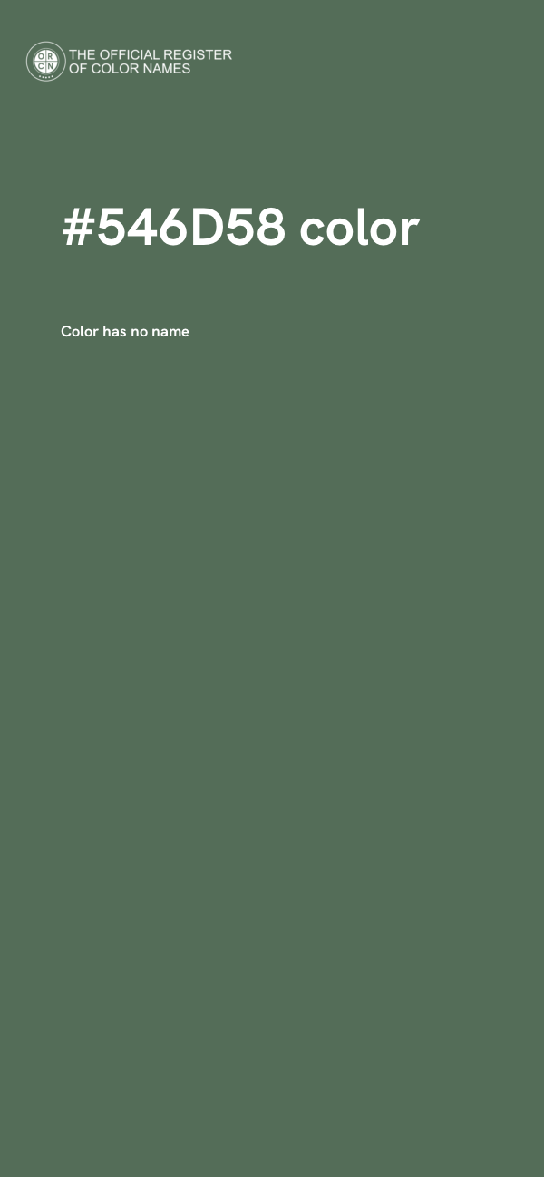 #546D58 color image