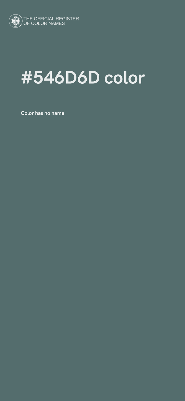 #546D6D color image