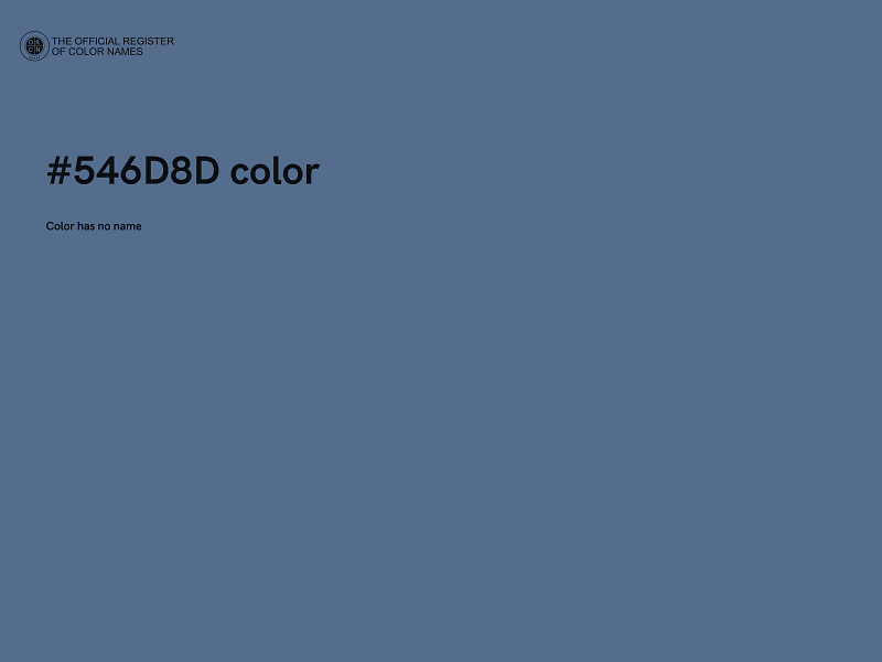 #546D8D color image