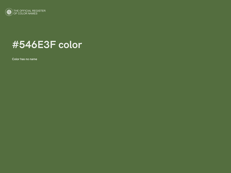 #546E3F color image