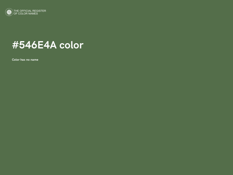 #546E4A color image