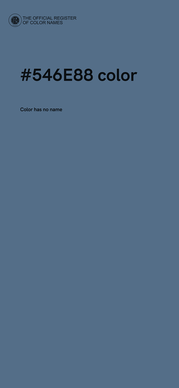 #546E88 color image