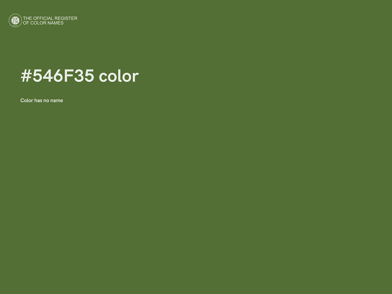 #546F35 color image