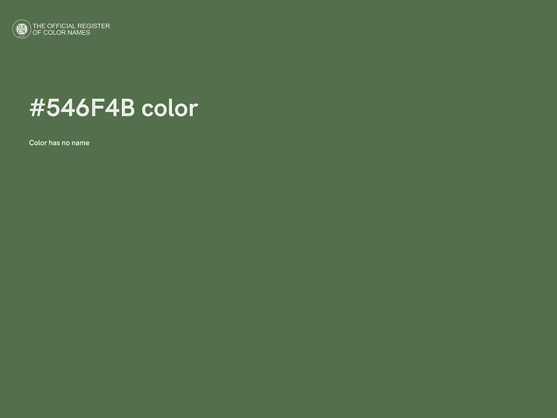#546F4B color image