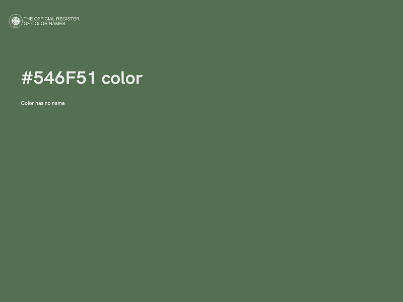 #546F51 color image