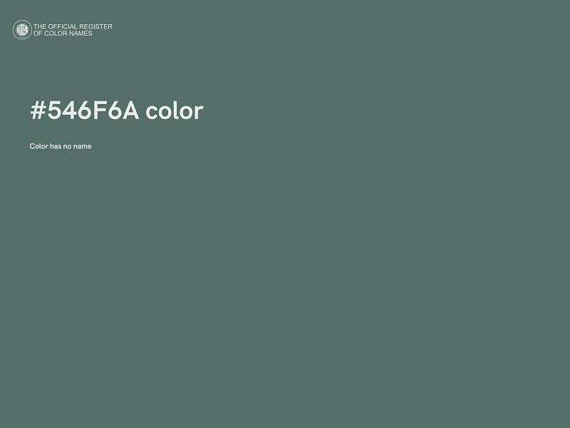 #546F6A color image