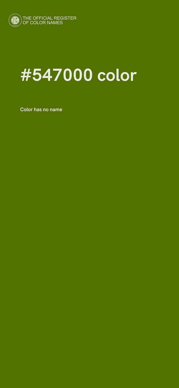 #547000 color image