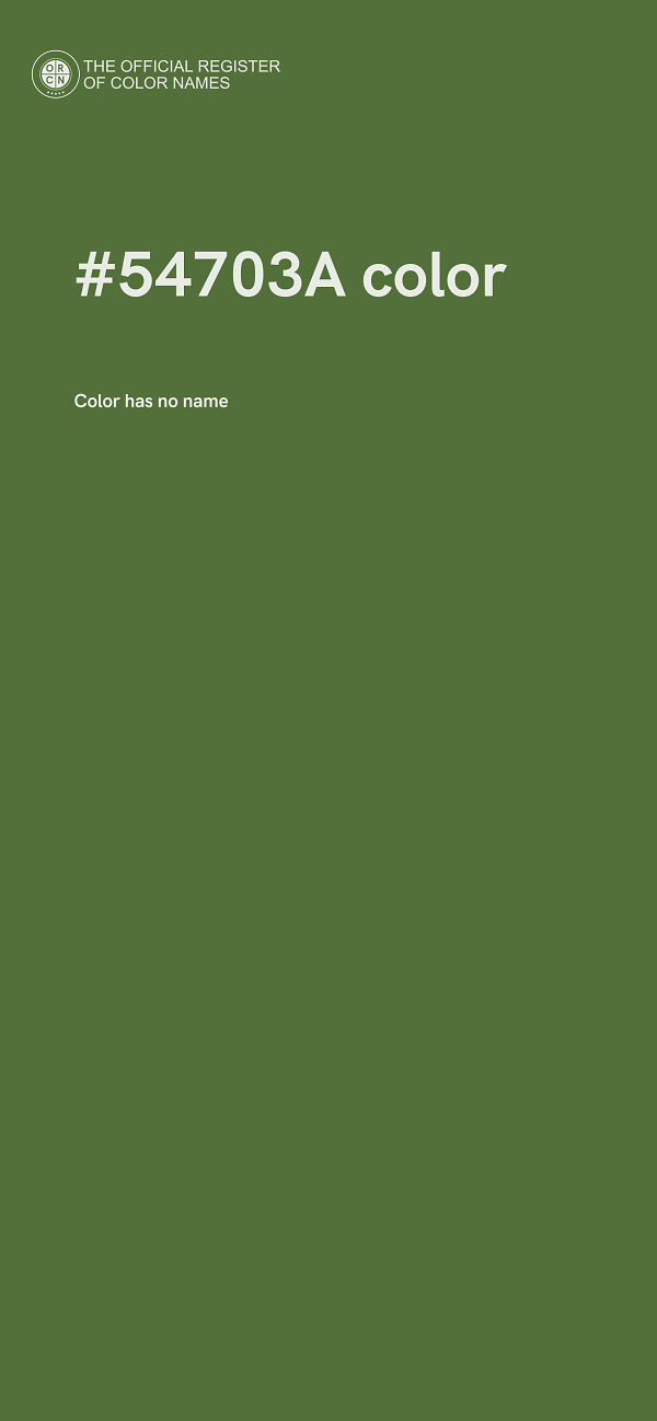 #54703A color image