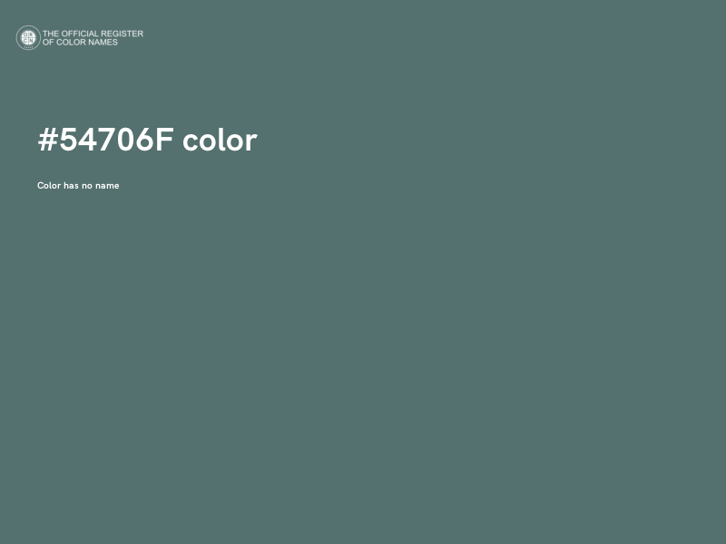 #54706F color image
