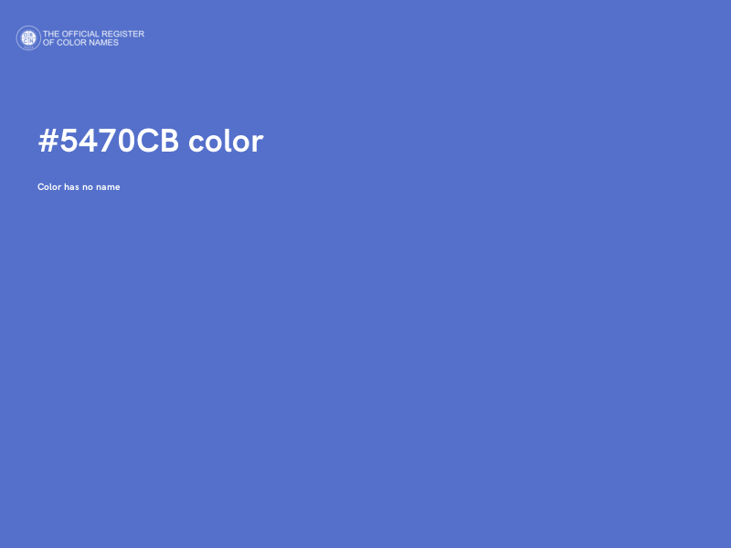 #5470CB color image