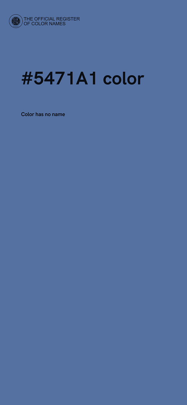 #5471A1 color image
