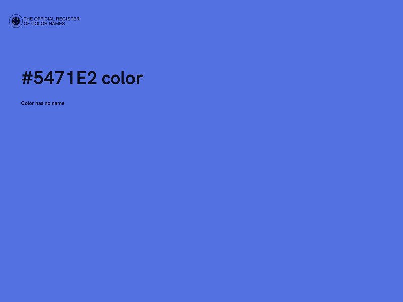#5471E2 color image