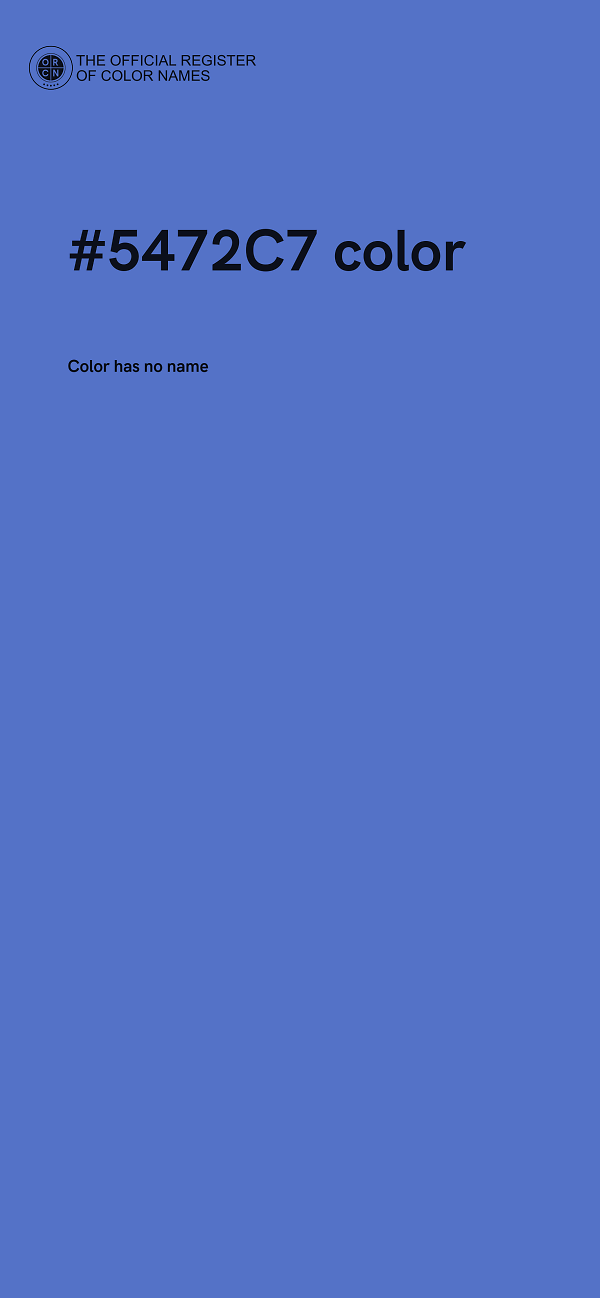 #5472C7 color image