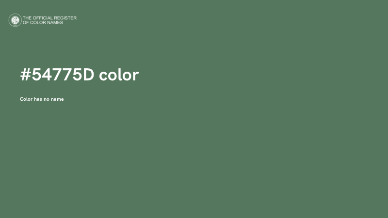 #54775D color image