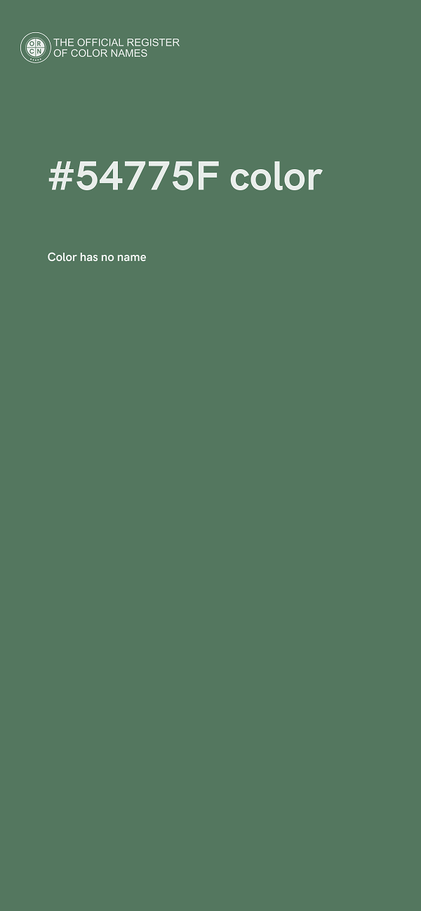 #54775F color image