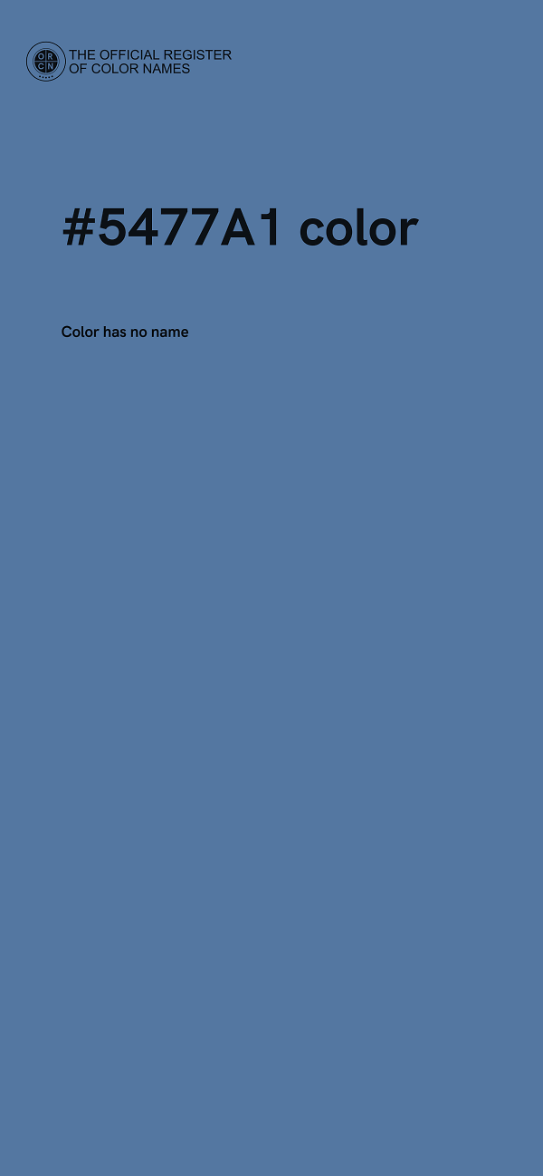 #5477A1 color image