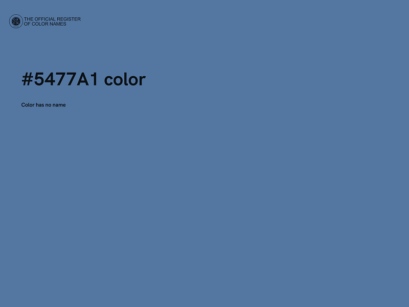 #5477A1 color image