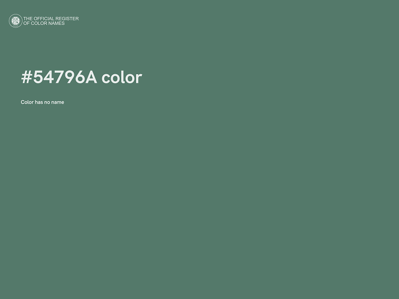 #54796A color image