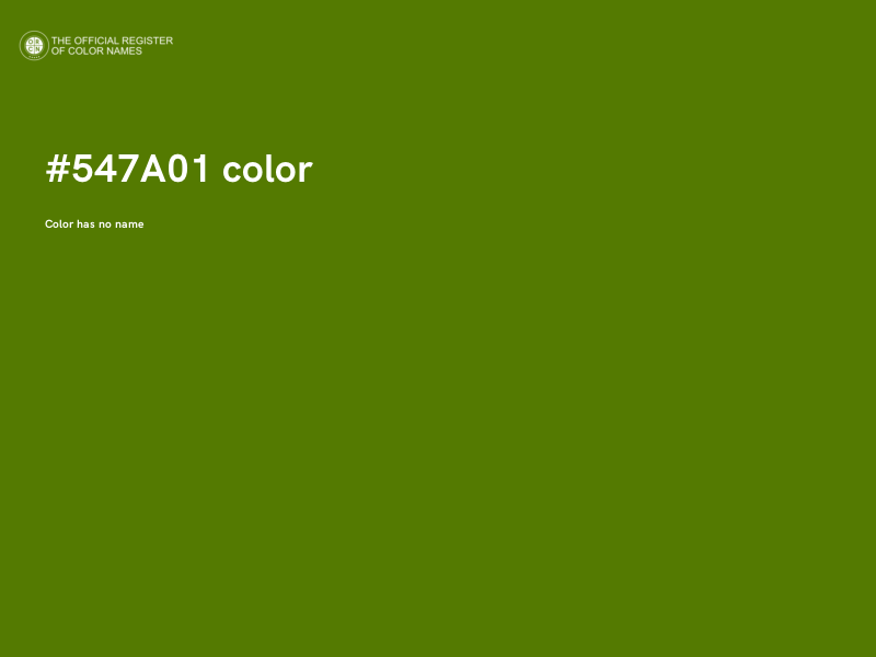 #547A01 color image