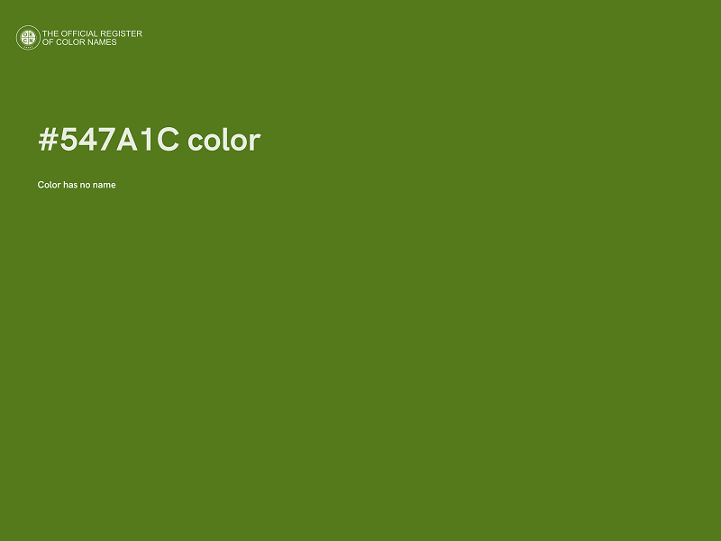 #547A1C color image