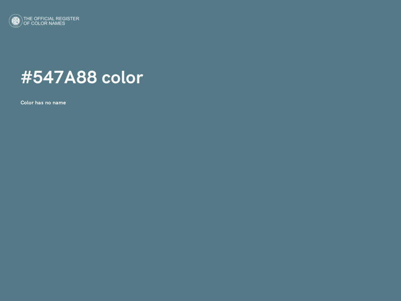 #547A88 color image