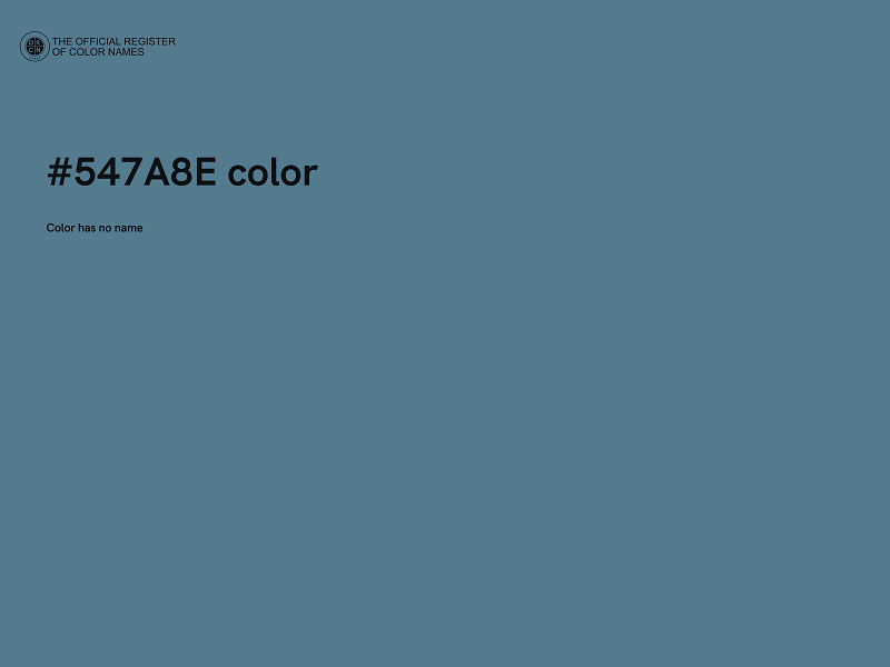#547A8E color image