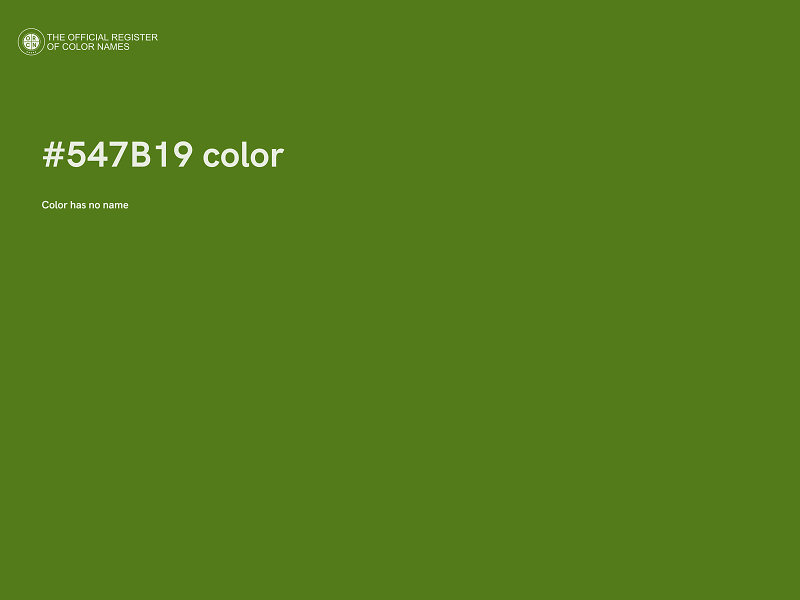 #547B19 color image