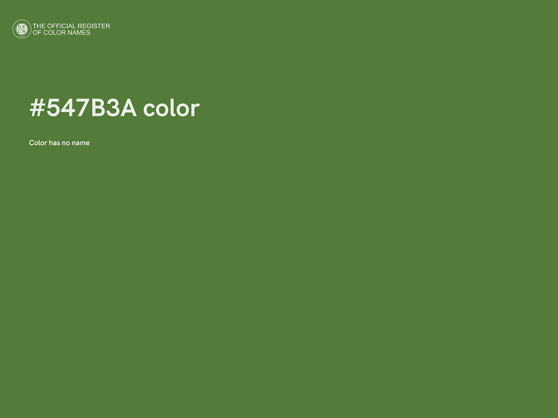 #547B3A color image