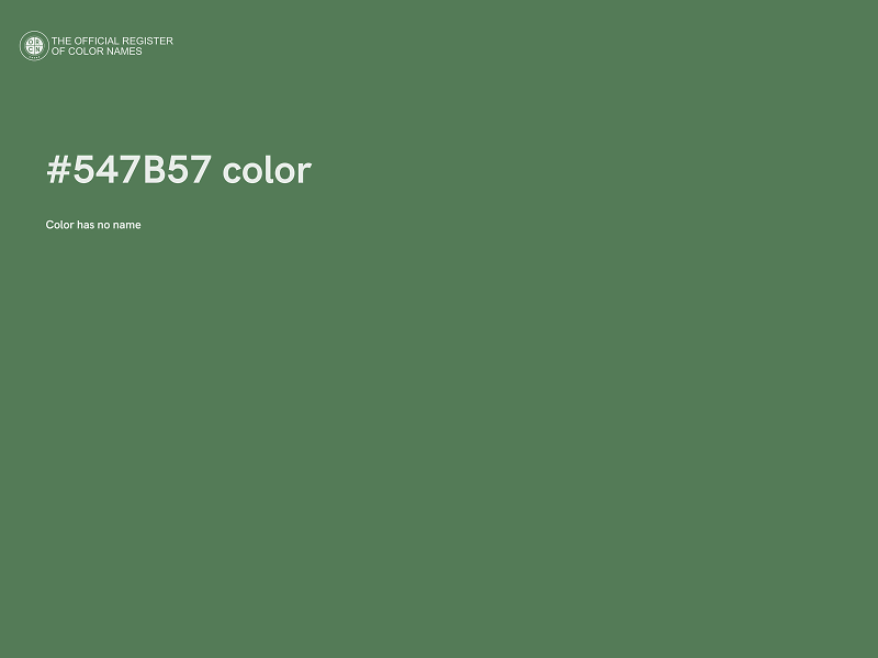 #547B57 color image