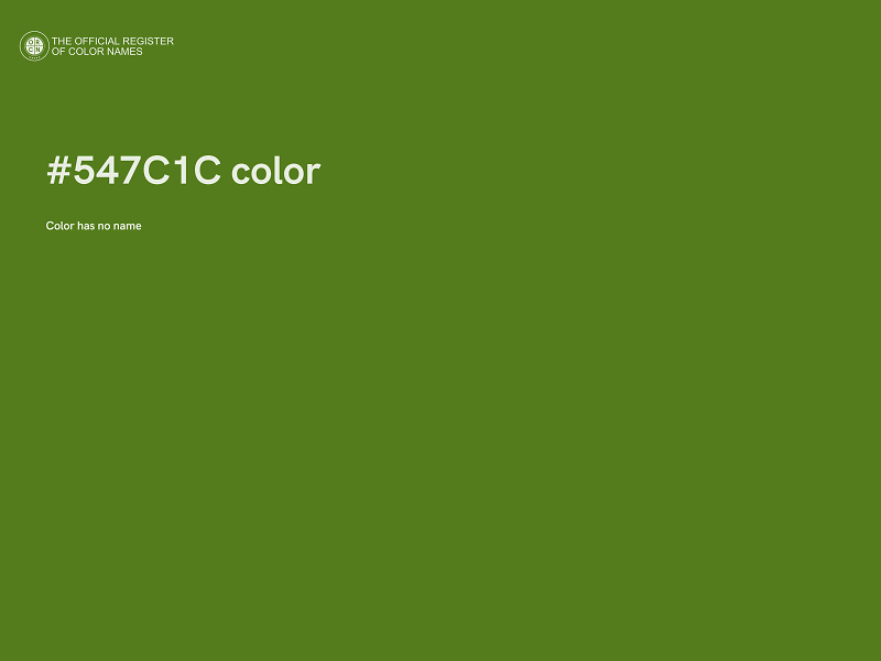 #547C1C color image