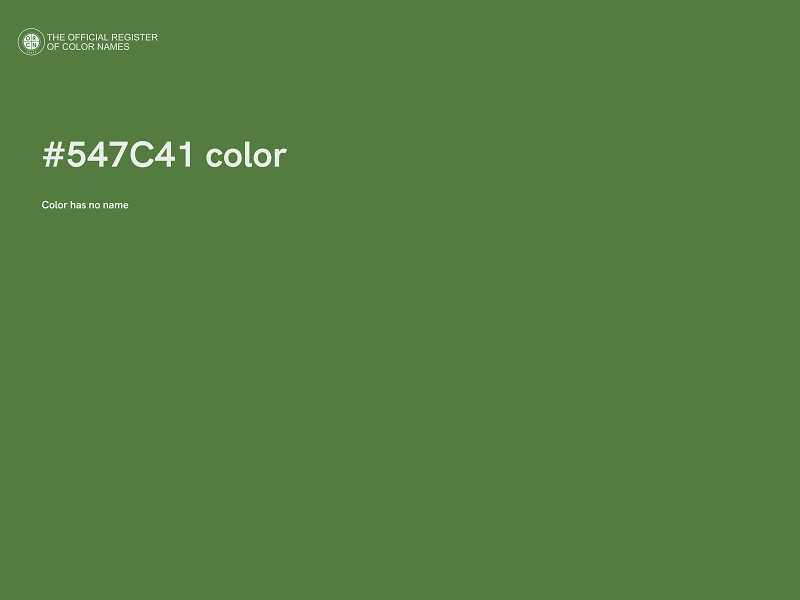 #547C41 color image