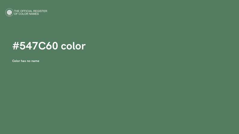 #547C60 color image