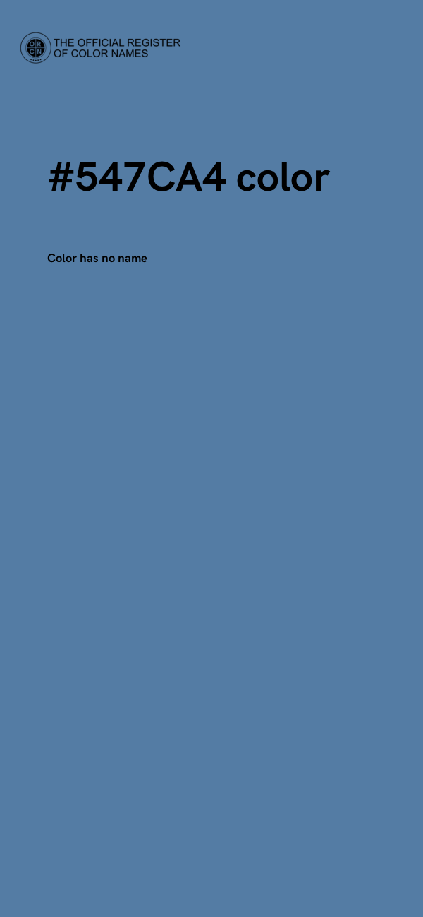 #547CA4 color image