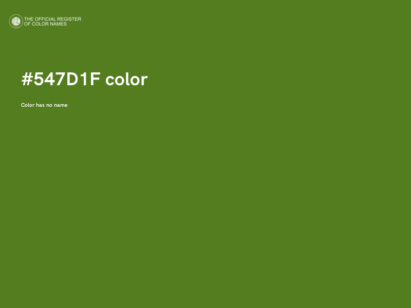 #547D1F color image