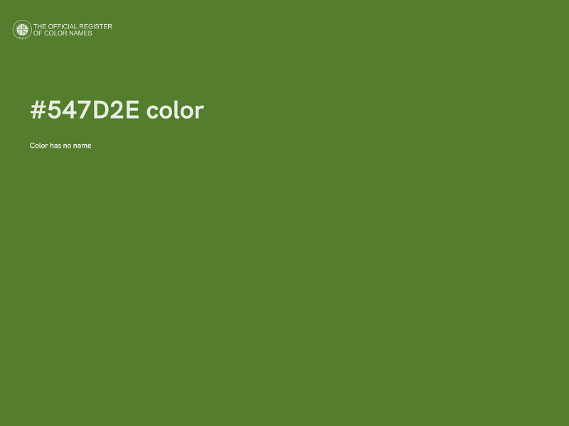 #547D2E color image